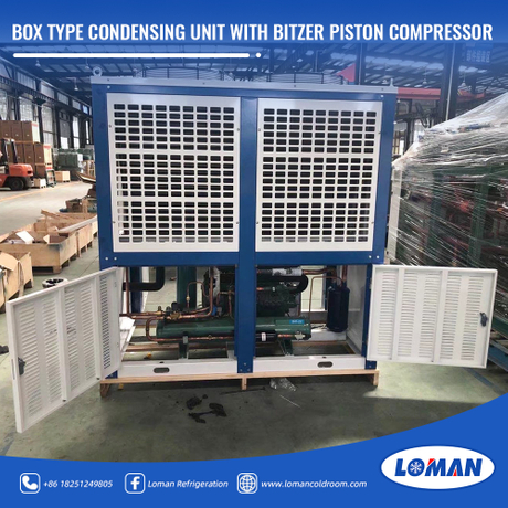 Box Type Condensing Unit with Bitzer Piston Compressor - LOMAN